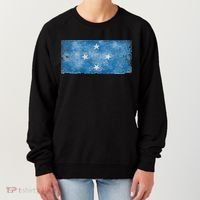 Micronesia Grunge Flag Gift Pohnpei Chuuk Yap Kosrae Women's Sweatshirt thumb 0