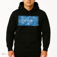 Micronesia Grunge Flag Gift Pohnpei Chuuk Yap Kosrae Hoodie thumb 2