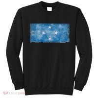 Micronesia Grunge Flag Gift Pohnpei Chuuk Yap Kosrae Sweatshirt thumb 0
