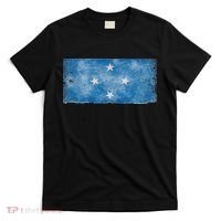 Micronesia Grunge Flag Gift Pohnpei Chuuk Yap Kosrae T-Shirt thumb 0