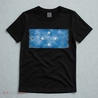 Micronesia Grunge Flag Gift Pohnpei Chuuk Yap Kosrae T-Shirt thumb 5