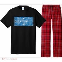 Micronesia Grunge Flag Gift Pohnpei Chuuk Yap Kosrae Pajama Set thumb 0