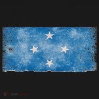 Micronesia Grunge Flag Gift Pohnpei Chuuk Yap Kosrae Women's Hoodie thumb 2