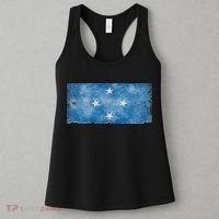 Micronesia Grunge Flag Gift Pohnpei Chuuk Yap Kosrae Women's Tank Top thumb 3