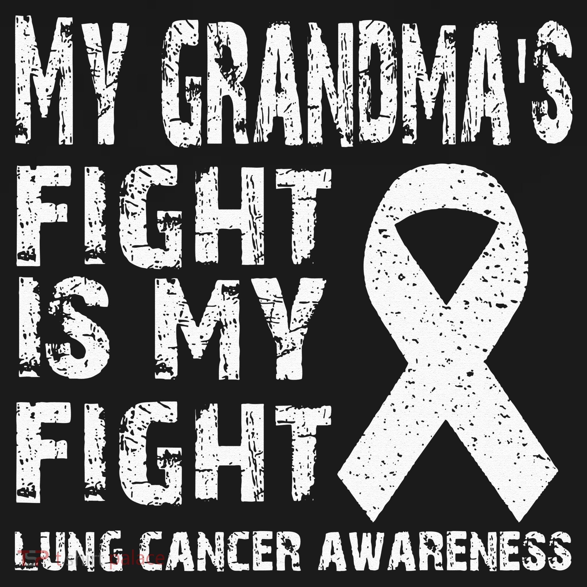 My Grandmas Fight Is My Fight Lung Cancer Awareness Women's Tank Top