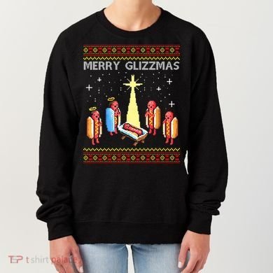 Merry Glizzmas Funny Christmas Women's Sweatshirt