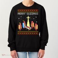 Merry Glizzmas Funny Christmas Women's Sweatshirt thumb 0