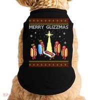 Merry Glizzmas Funny Christmas Doggie Tank thumb 0