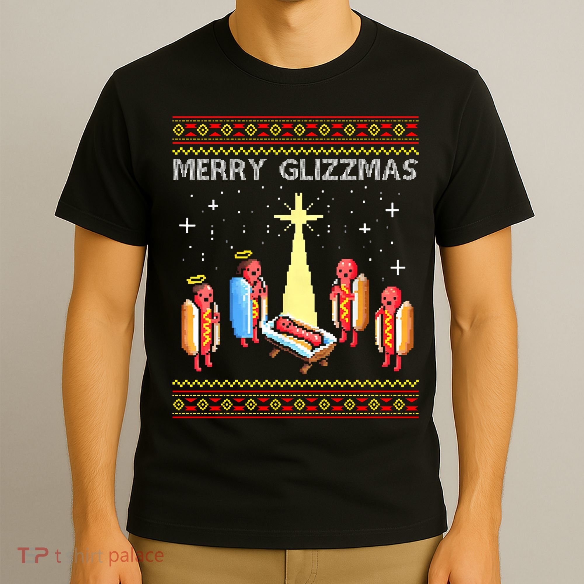 Merry Glizzmas Funny Christmas T-Shirt