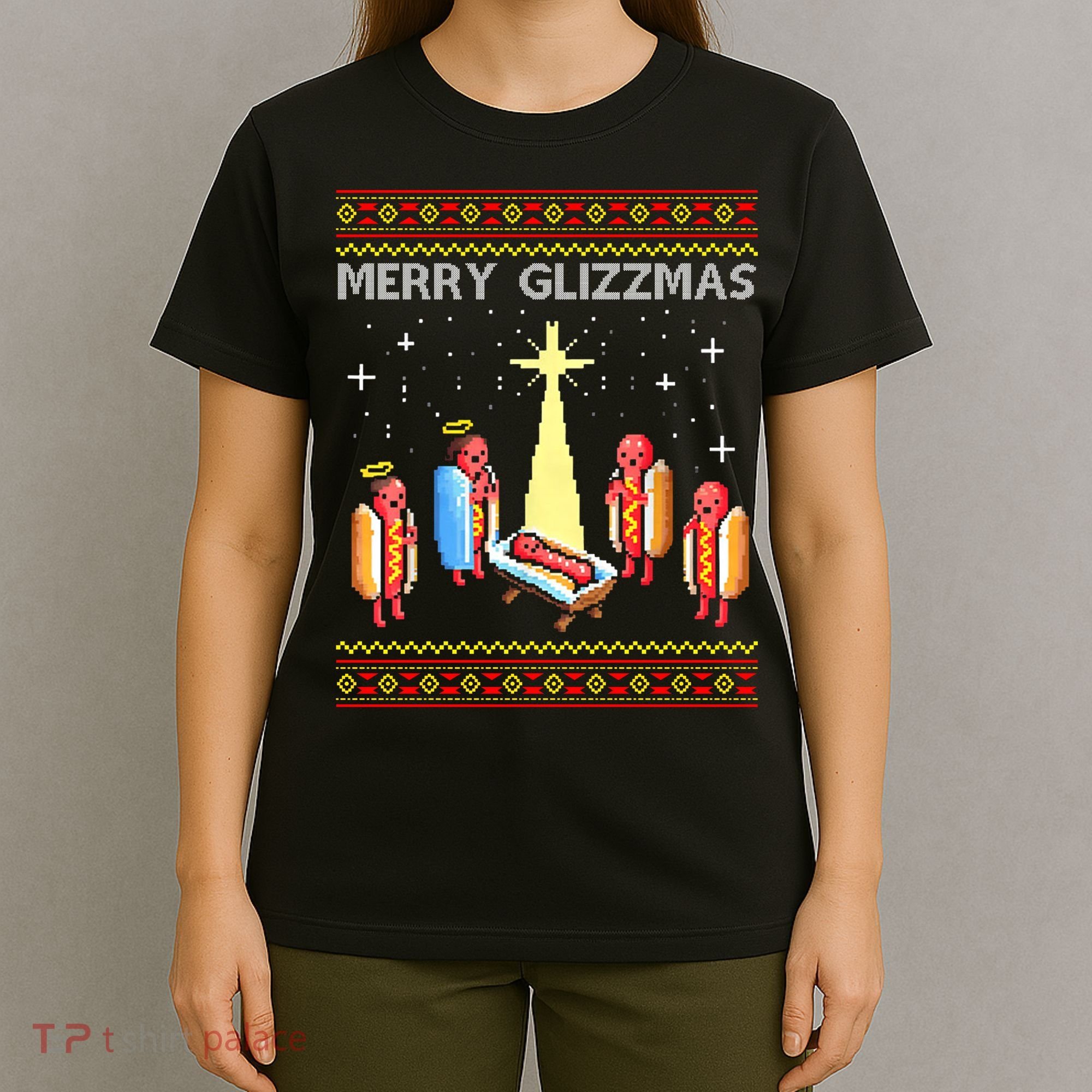 Merry Glizzmas Funny Christmas T-Shirt