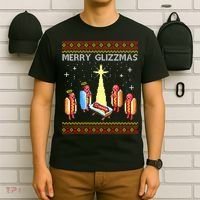 Merry Glizzmas Funny Christmas T-Shirt thumb 6