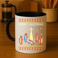 Merry Glizzmas Funny Christmas Coffee Mug thumb 4