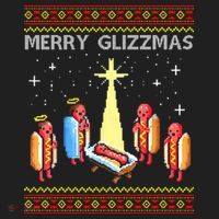 Merry Glizzmas Funny Christmas Beanie thumb 2