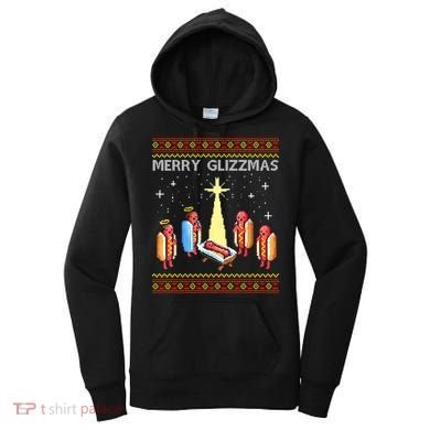 Merry Glizzmas Funny Christmas Women's Hoodie