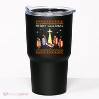 Merry Glizzmas Funny Christmas Tumbler thumb 0