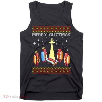 Merry Glizzmas Funny Christmas Tank Top