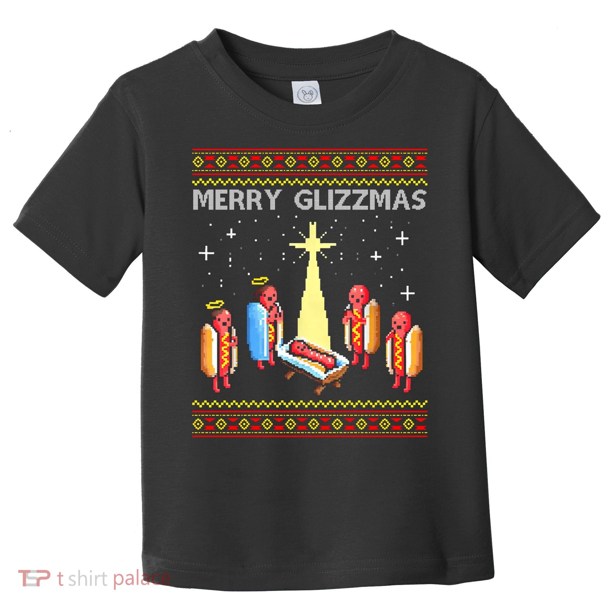 Merry Glizzmas Funny Christmas Toddler T-Shirt