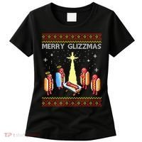 Merry Glizzmas Funny Christmas Women's T-Shirt thumb 0