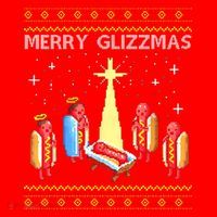 Merry Glizzmas Funny Christmas Santa Hat thumb 1