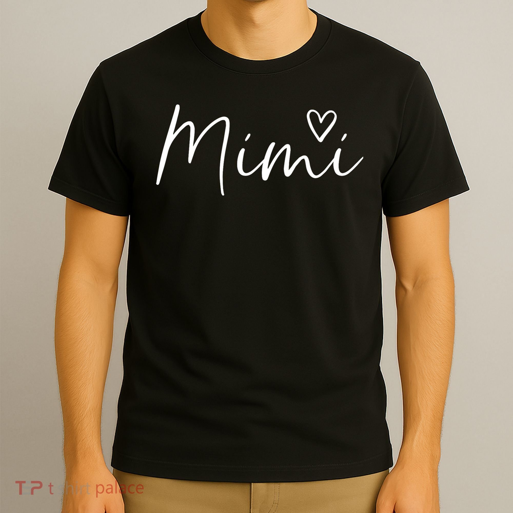 Mimi Gift For Women Grandma Heart Mother's Day Mimi T-Shirt