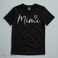 Mimi Gift For Women Grandma Heart Mother's Day Mimi T-Shirt thumb 5