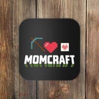 Momcraft Gamer Funny Mother's Day Gift Coaster thumb 0