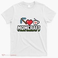 Momcraft Gamer Funny Mother's Day Gift T-Shirt thumb 0
