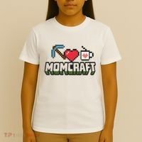 Momcraft Gamer Funny Mother's Day Gift T-Shirt thumb 4