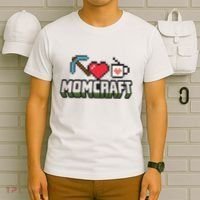 Momcraft Gamer Funny Mother's Day Gift T-Shirt thumb 6