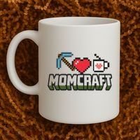 Momcraft Gamer Funny Mother's Day Gift Coffee Mug thumb 2