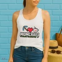 Momcraft Gamer Funny Mother's Day Gift Women's Tank Top thumb 2