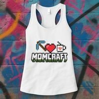 Momcraft Gamer Funny Mother's Day Gift Women's Tank Top thumb 3