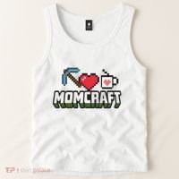 Momcraft Gamer Funny Mother's Day Gift Tank Top thumb 2