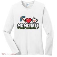 Momcraft Gamer Funny Mother's Day Gift Women's Long Sleeve Shirt thumb 0
