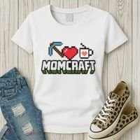 Momcraft Gamer Funny Mother's Day Gift Women's T-Shirt thumb 3