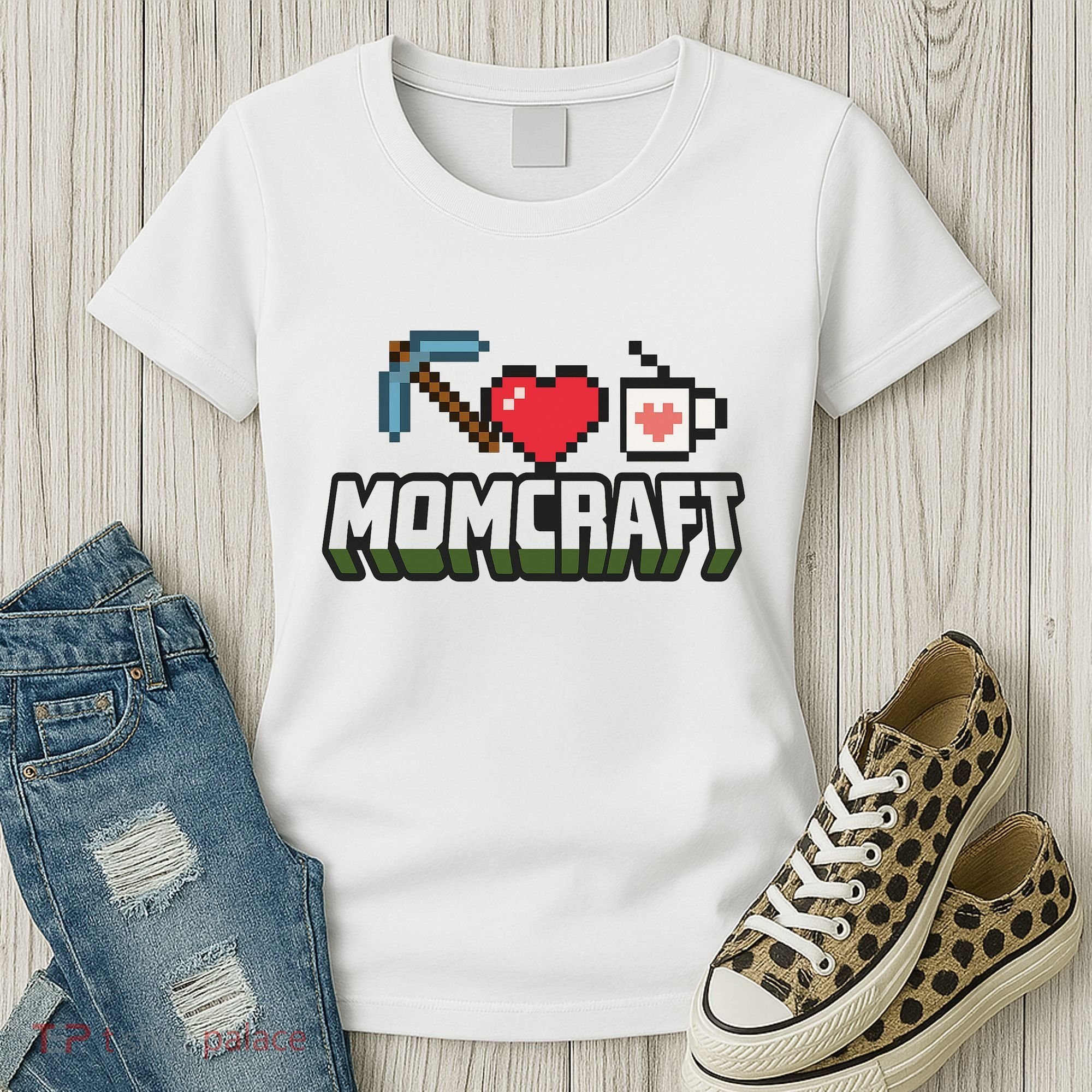Momcraft Gamer Funny Mother's Day Gift Women's T-Shirt