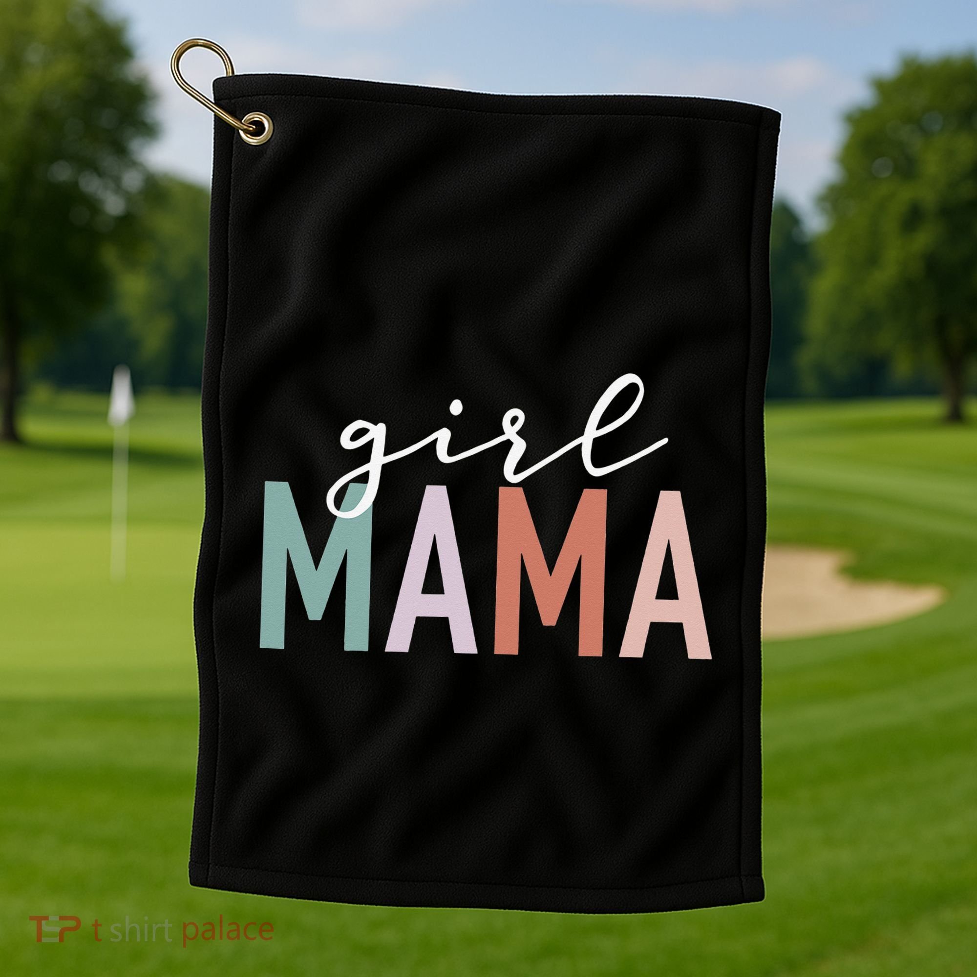 Mama Gifts For Mother Mom Of Leopard Golf Towel