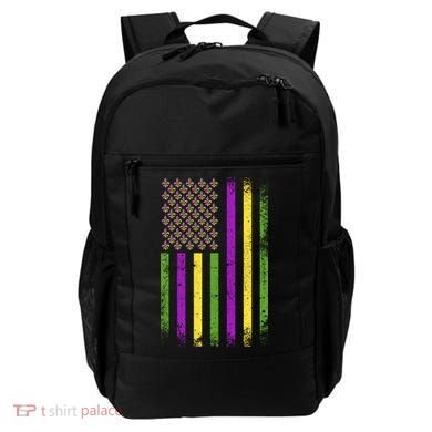 Mardi Gras Festive USA Flag Backpack