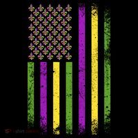 Mardi Gras Festive USA Flag Coffee Mug thumb 5