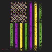 Mardi Gras Festive USA Flag Tumbler thumb 3