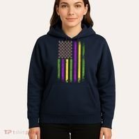 Mardi Gras Festive USA Flag Hoodie thumb 5