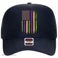 Mardi Gras Festive USA Flag Hat thumb 0