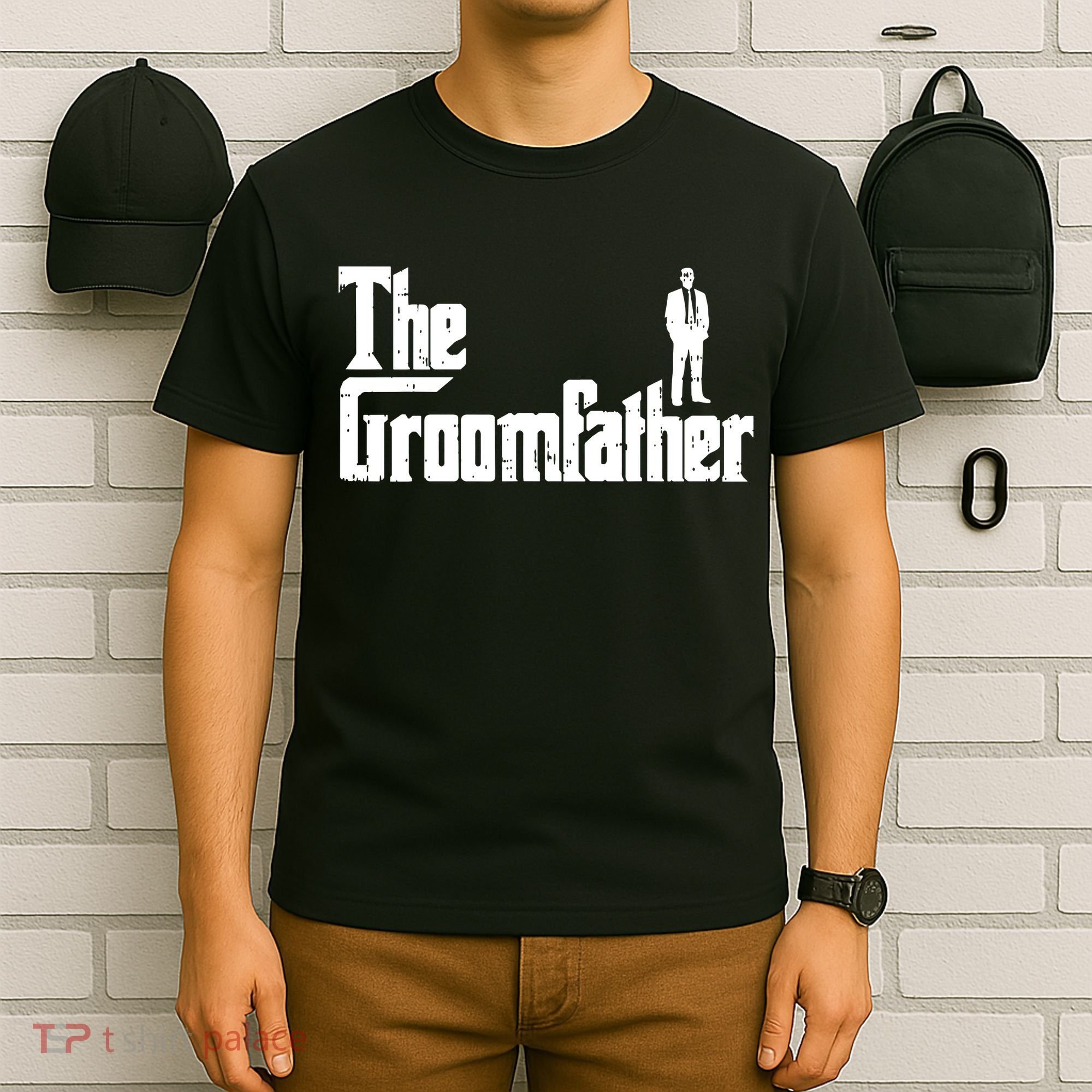 Mens Groom Father Funny Wedding Party Dinner Gift T-Shirt