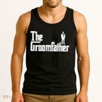 Mens Groom Father Funny Wedding Party Dinner Gift Tank Top thumb 3