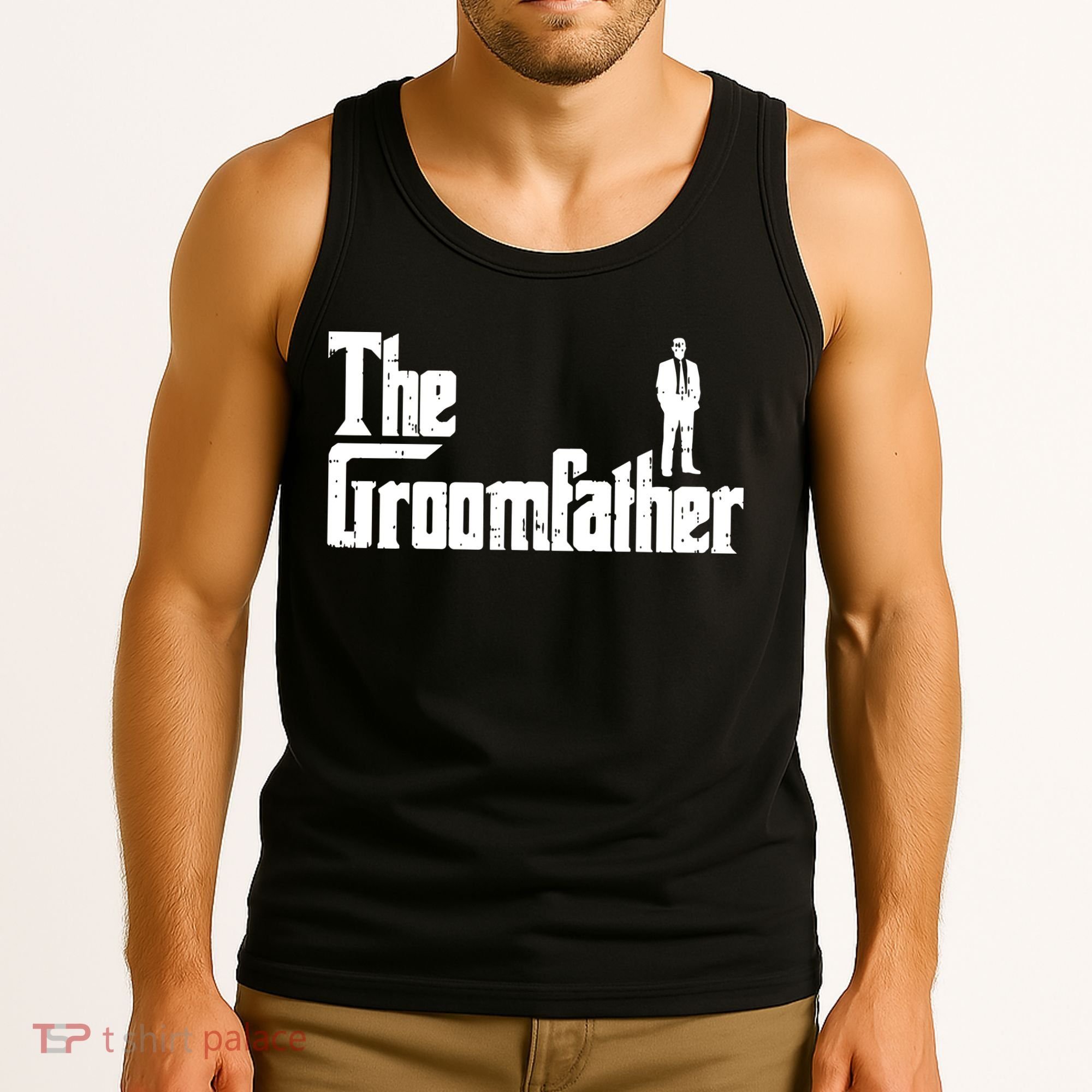 Mens Groom Father Funny Wedding Party Dinner Gift Tank Top
