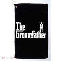 Mens Groom Father Funny Wedding Party Dinner Gift Golf Towel thumb 0