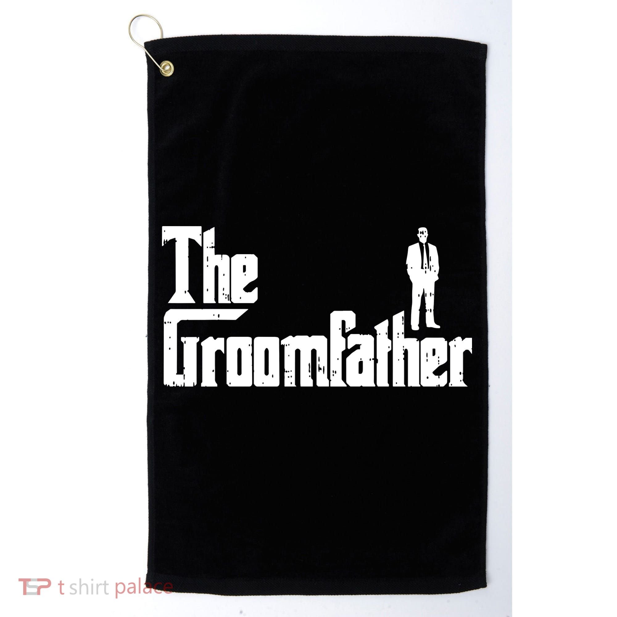 Mens Groom Father Funny Wedding Party Dinner Gift Golf Towel