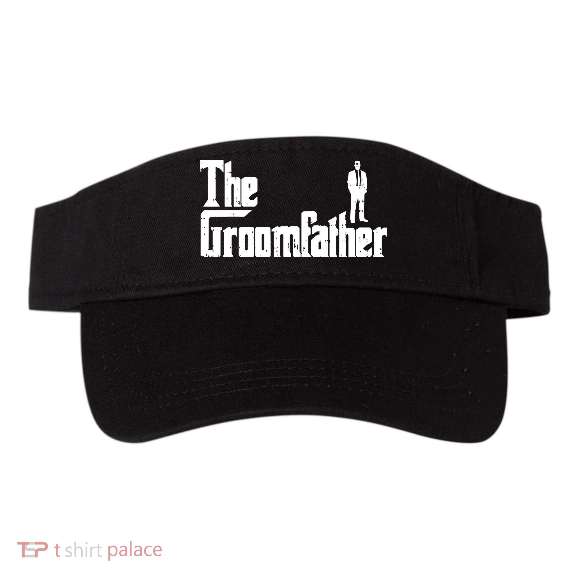 Mens Groom Father Funny Wedding Party Dinner Gift Visor