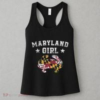 Maryland Girl Flag Blue Crab State Pride Retro Women's Tank Top thumb 3