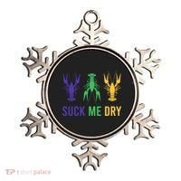 Mardi Gras Funny Suck Me Dry Crawfish Carnival Party Ornament thumb 0